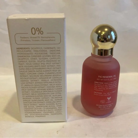 BYROE NEW YORK Fig Renewal Oil 0.67oz $72 NIB - Picture 5 of 7